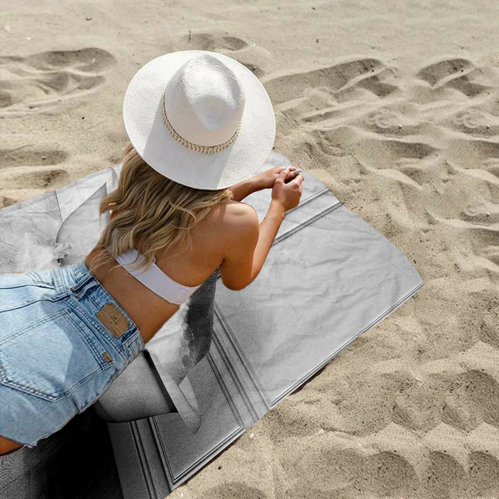 Nordic Black And White Bathroom Anime Beach Swimming Towel Soft Absorbent Washcloth Children's Gifts For Kids Travel Camping Gym