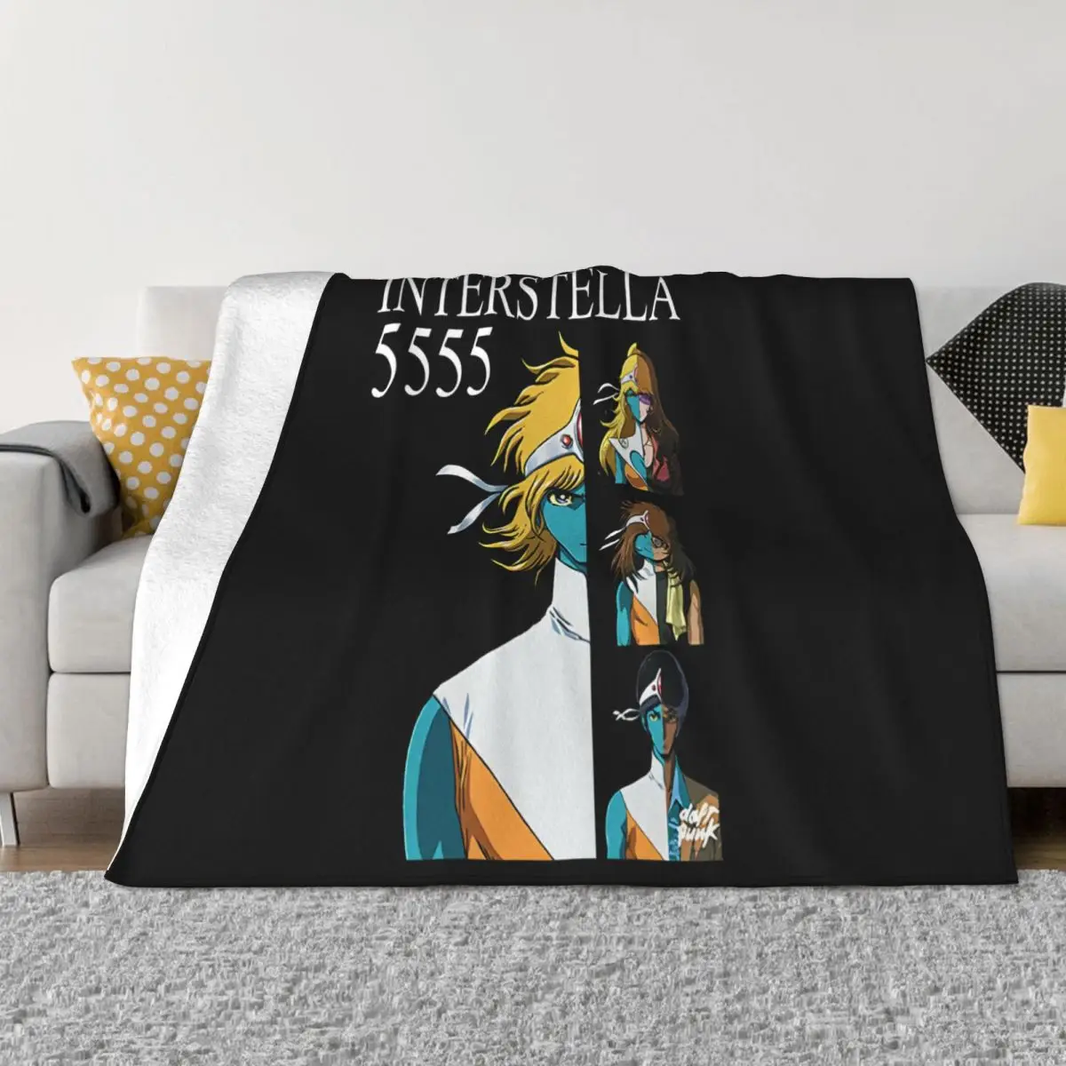 Плакат фильма Interstella 5555 V6 Daft Punk Dtg Swea Black Xs3Xl для женщин и мужчин
