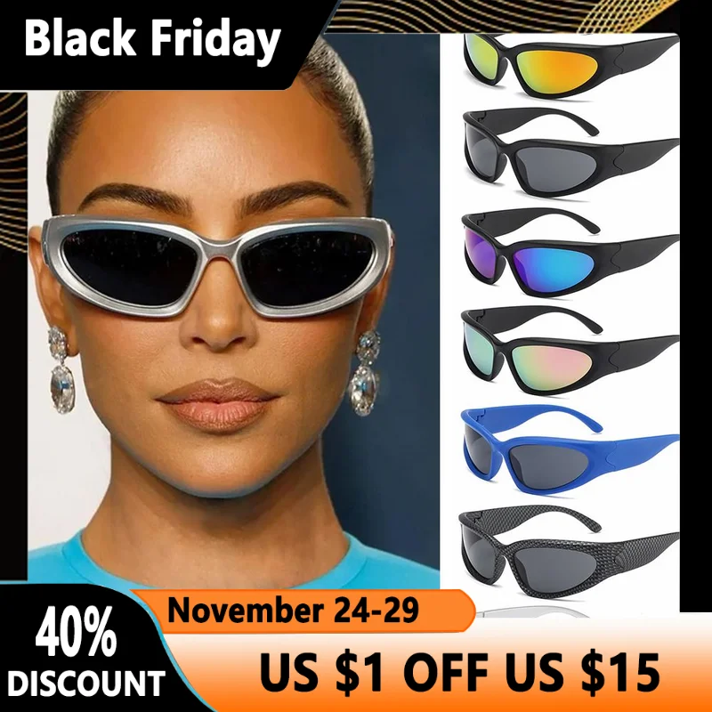 

Polarized Sunglasses Women Men Outdoor Sports Sun Glasses Vintage Unisex Driver Shades HipHop Steampunk Moon Rectangular Glasses