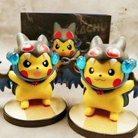 toy figure anime pokemon peripherals kawaii flying dragon play action doll statue collection display decoration christmas pvc