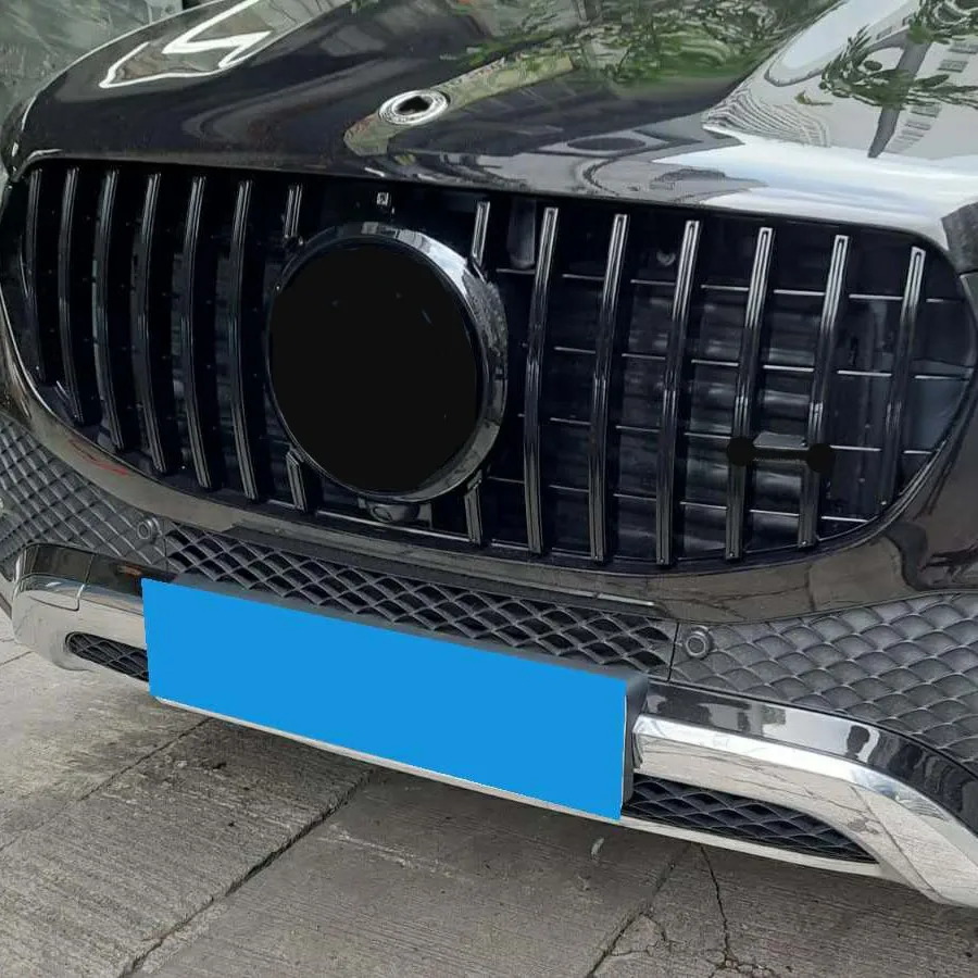 Передняя гоночная решетка капота GT Panamericana AMG Diamond Sport Grill Body Kit Trim для Mercedes W167 Benz GLE 350