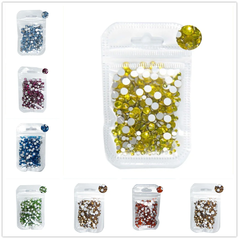 

Смешанный размер s6 ~ ss30 5 г/пакет, суперъяркая стеклянная фотография, не горячая фиксация, плоская задняя сторона для ткани, одежды, дизайна ногтей