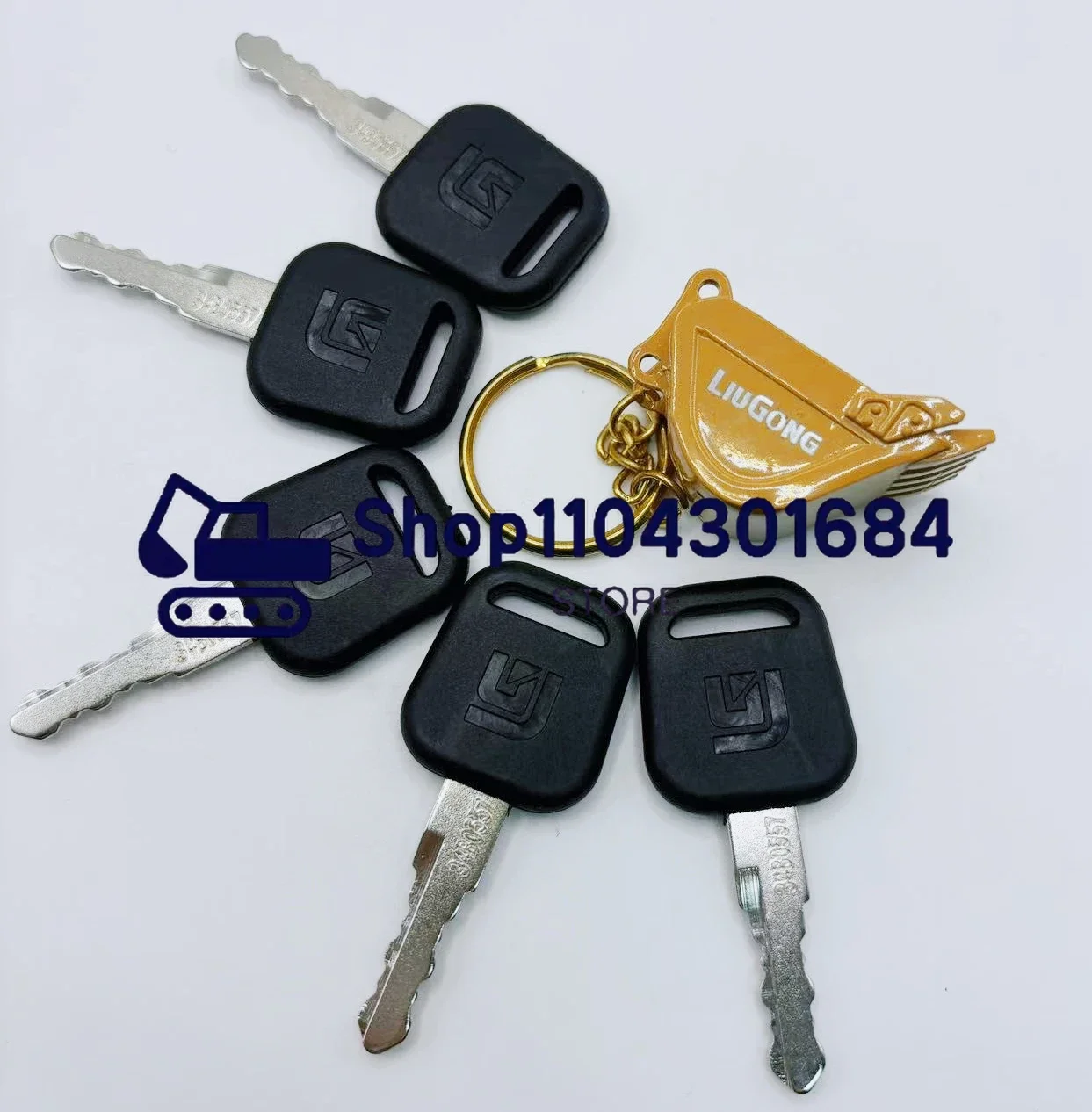 Фото 2/5 шт. 34B0557 ключи для ключей зажигания LIUGONG 906D/907C/920/922/908/915/925/936E экскаватор тяжелого оборудования с чипом ключа №1