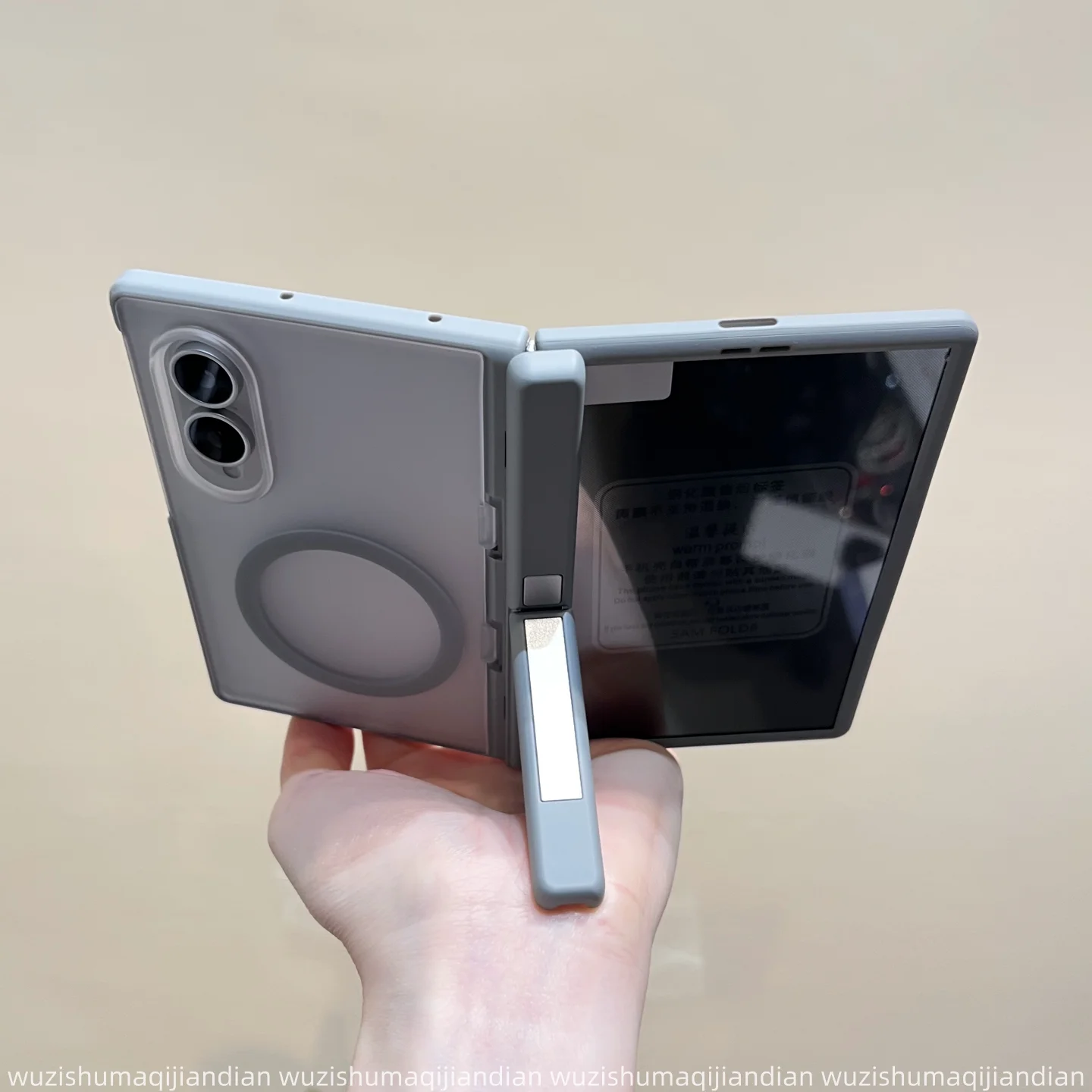 Чехол для Samsung Galaxy Z Fold 8 Wide, прозрачный, с магнитной вертикальной подставкой, защита от падения, для Galaxy Z Fold 8 Wide. (art.: 3920dc9935340) - 3920dc9935340