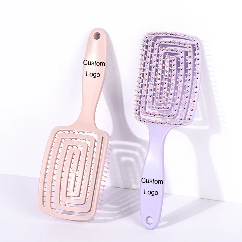 

Custom Logo Wet And Dry Comb Massage Comb Portable Styling Comb
