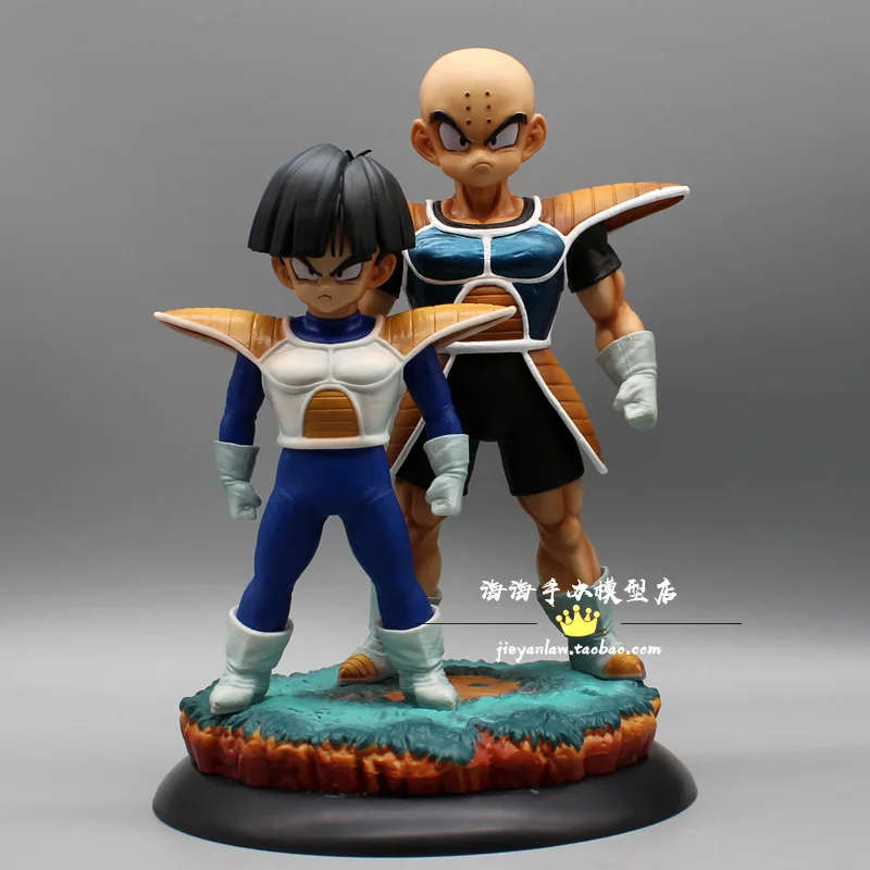 

24cm Anime Dragon Ball Namek Second Earth Warrior Kuririn Son Gohan Statue Pvc Action Figure Decoration Model Toys Boys Gifts