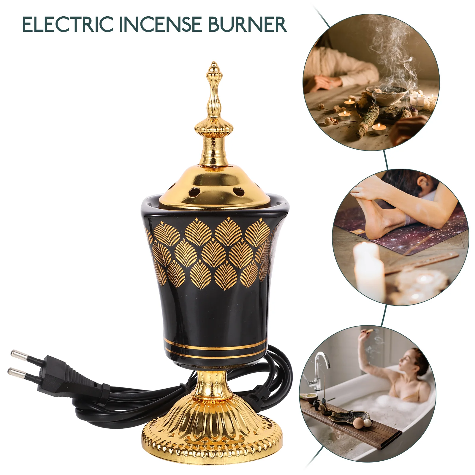 Долговечная курильница в стиле ретро винтажная декоративная подставка с вилкой