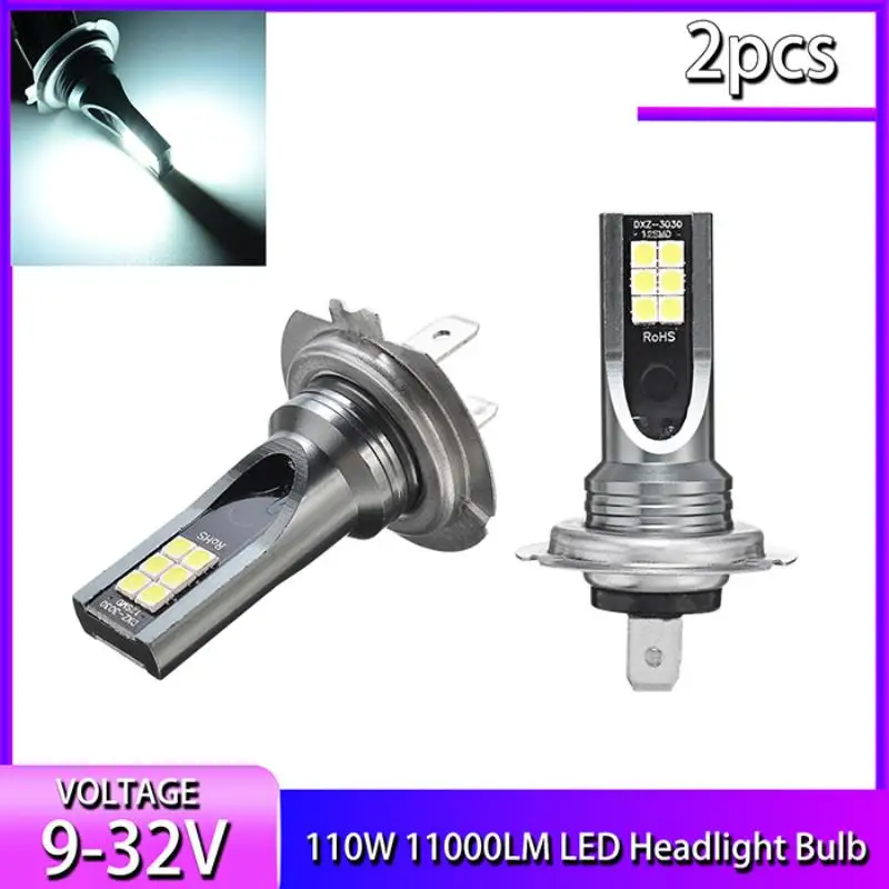 

Universal 2pcs H7 110W LED Car Headlight Bulbs Kit Bright White 6000K Waterproof Fog Lamp Accessories