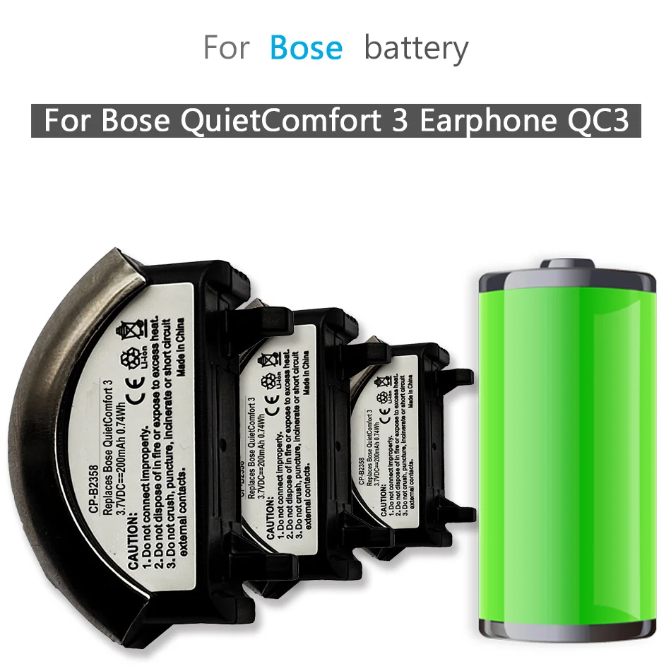 

Аккумулятор 40228/40229 200 мАч для наушников Bose QuietComfort 3 QC3