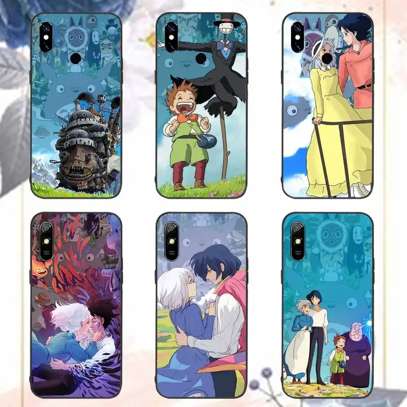 

Anime Howl's Howls Moving Castle Phone Case For Xiaomi Redmi note 7 8 9 11 i t s 10 A poco f3 x3 pro lite funda shell coque