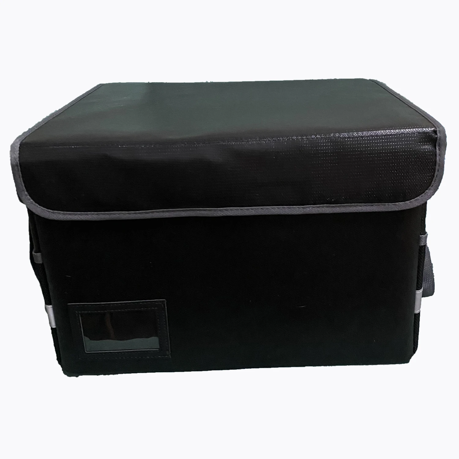 

Черная огнеупорная и водонепроницаемая большая коробка с застежкой-липучкой 15,55*12,2*10 Inche органайзер для хранения файлов коробка для документов с ручкой P