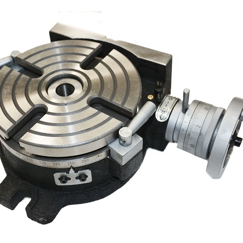 

High quality TSL200 Horizontal and vertical rotary table for Milling machine,table size 200