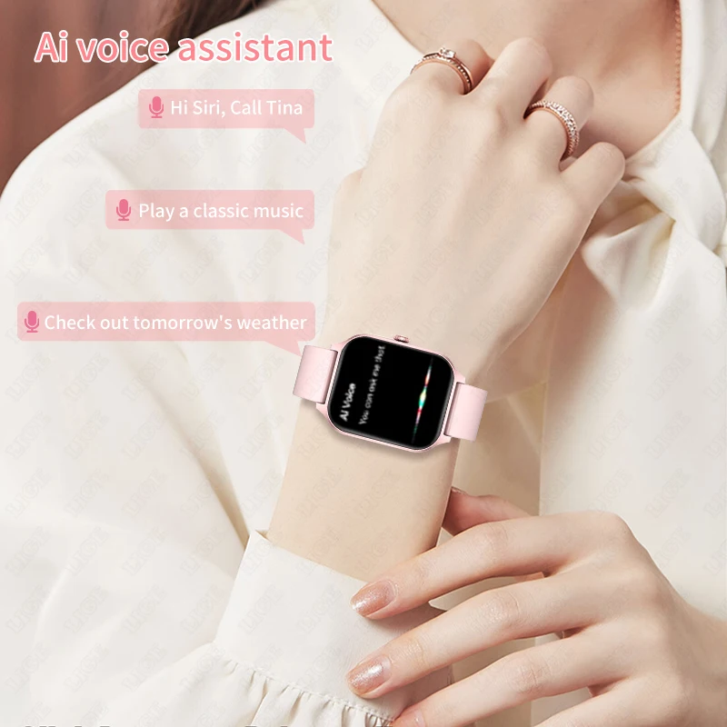 Женские Роскошные Умные Часы С Bluetooth-звонками Музыкальный Спортивный