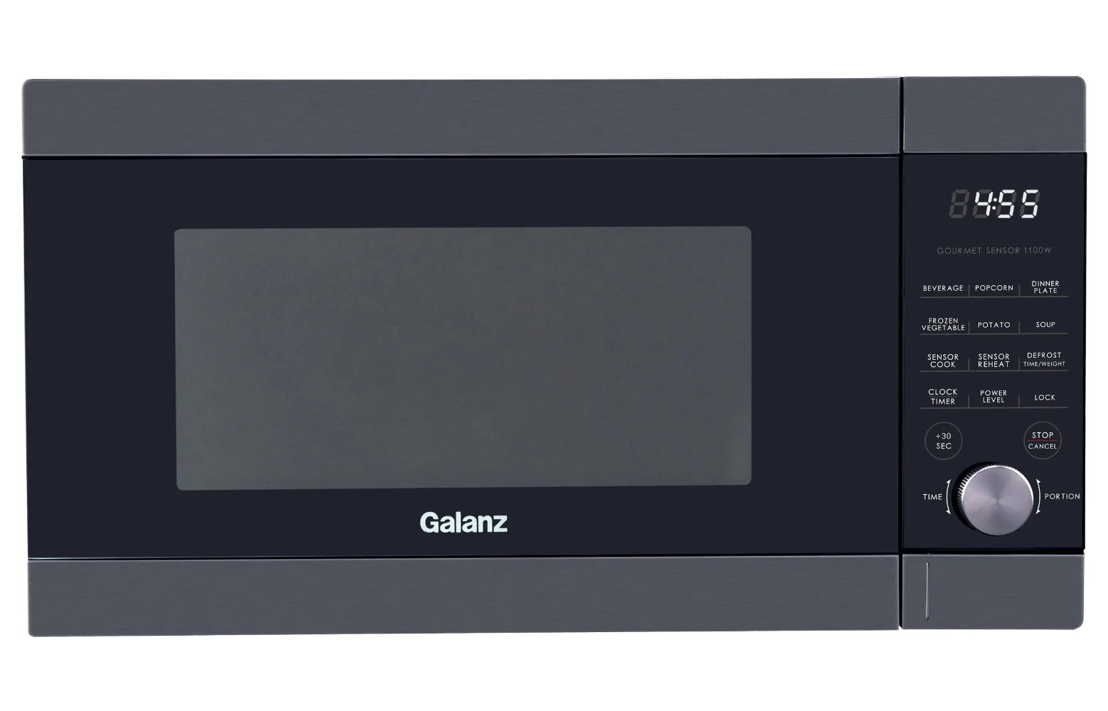 

Микроволновая печь Galanz Express Wave, 1,4 куб. Фута, сенсор, черная ручка из нержавеющей стали для быстрого приготовления пищи, 7 режимов перегрева