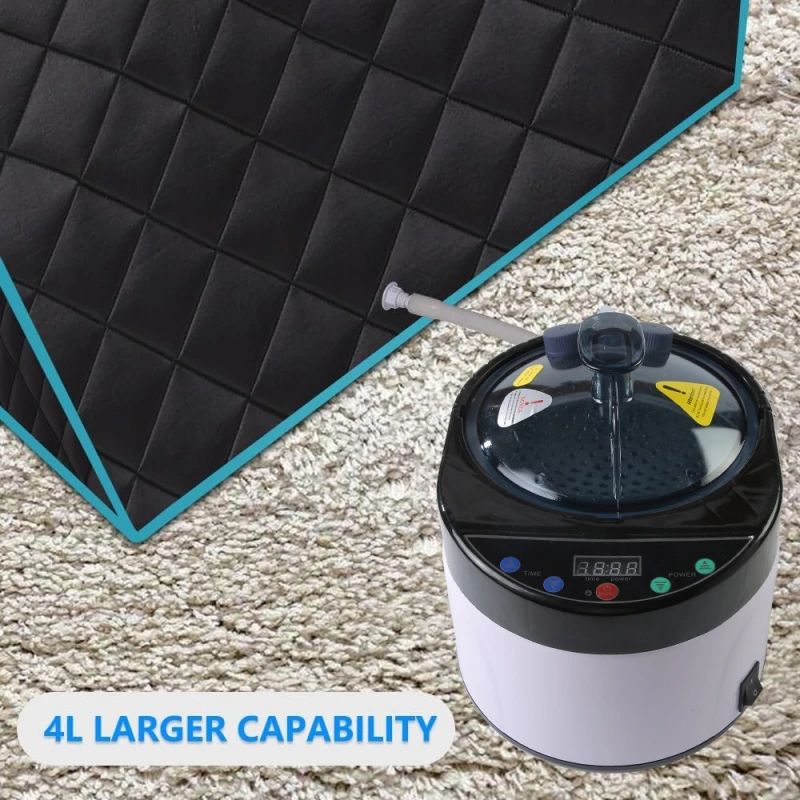 Большая портативная Паровая сауна 4 л Сауна для дома персональная с стулом сауны