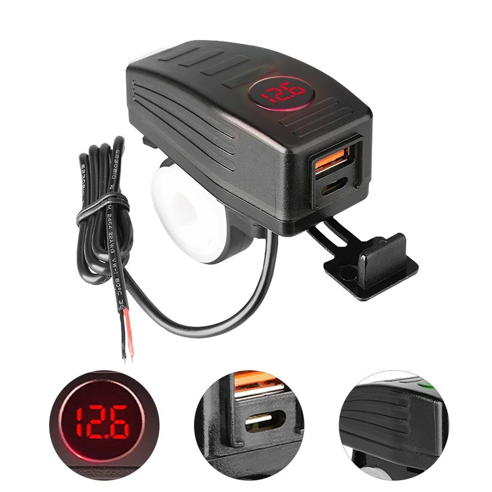 

Motor Fast Motors Mobile Chargers Dual Ports Navigator Motorcycle Handlebar