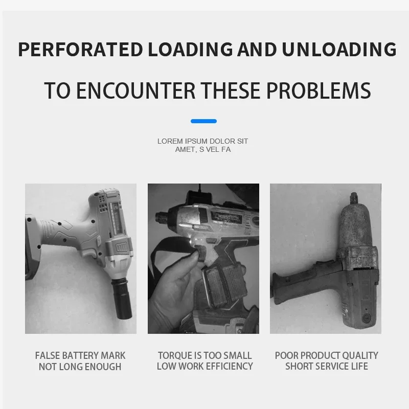 Набор аккумуляторных ключей с трещоткой WHAMX 7500ma электрический ударный гайковерт