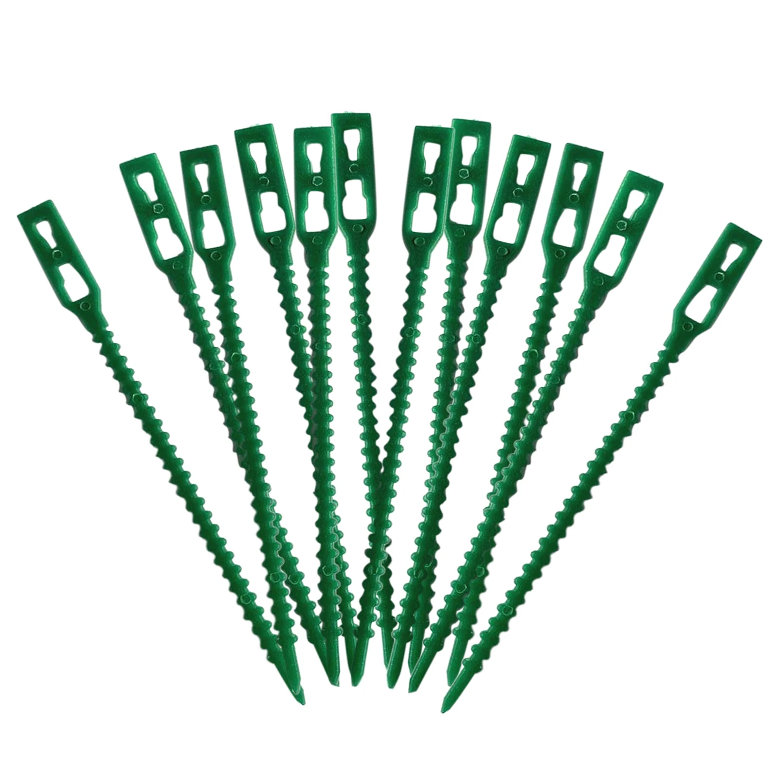 

Adjustable Plant Ties Sturdy Twist Support Shrubs Portable Garden Tool Reusable Lightweight Fastener For Vine Green Flexible