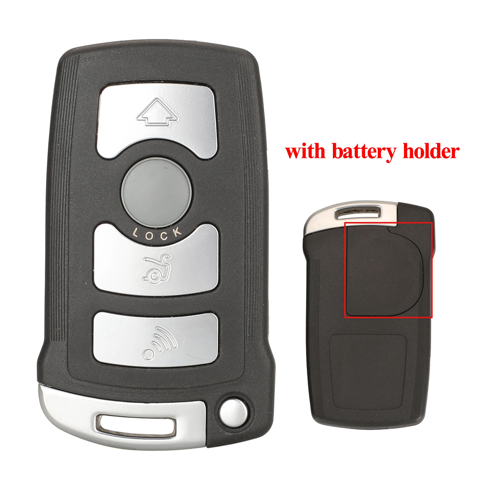 

Чехол для дистанционного ключа Jingyuqin для BMW 7 серии E65 E66 E67 E68 745i 745Li 750i 2002-2008, 3-кнопочный смарт-брелок