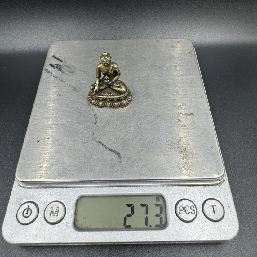Медное украшение ручной работы латунная переноска Будды статуя мастера медицины