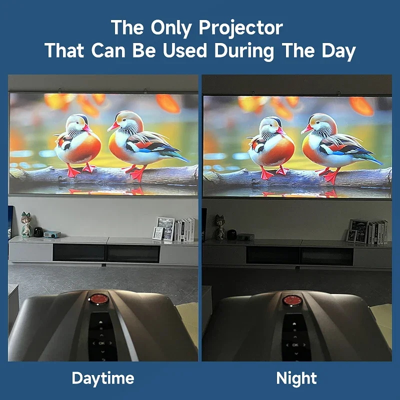 Проектор Android TV CAIWEI 7000 лм WiFi 6 Bluetooth проектор 4K наружный с + приложениями