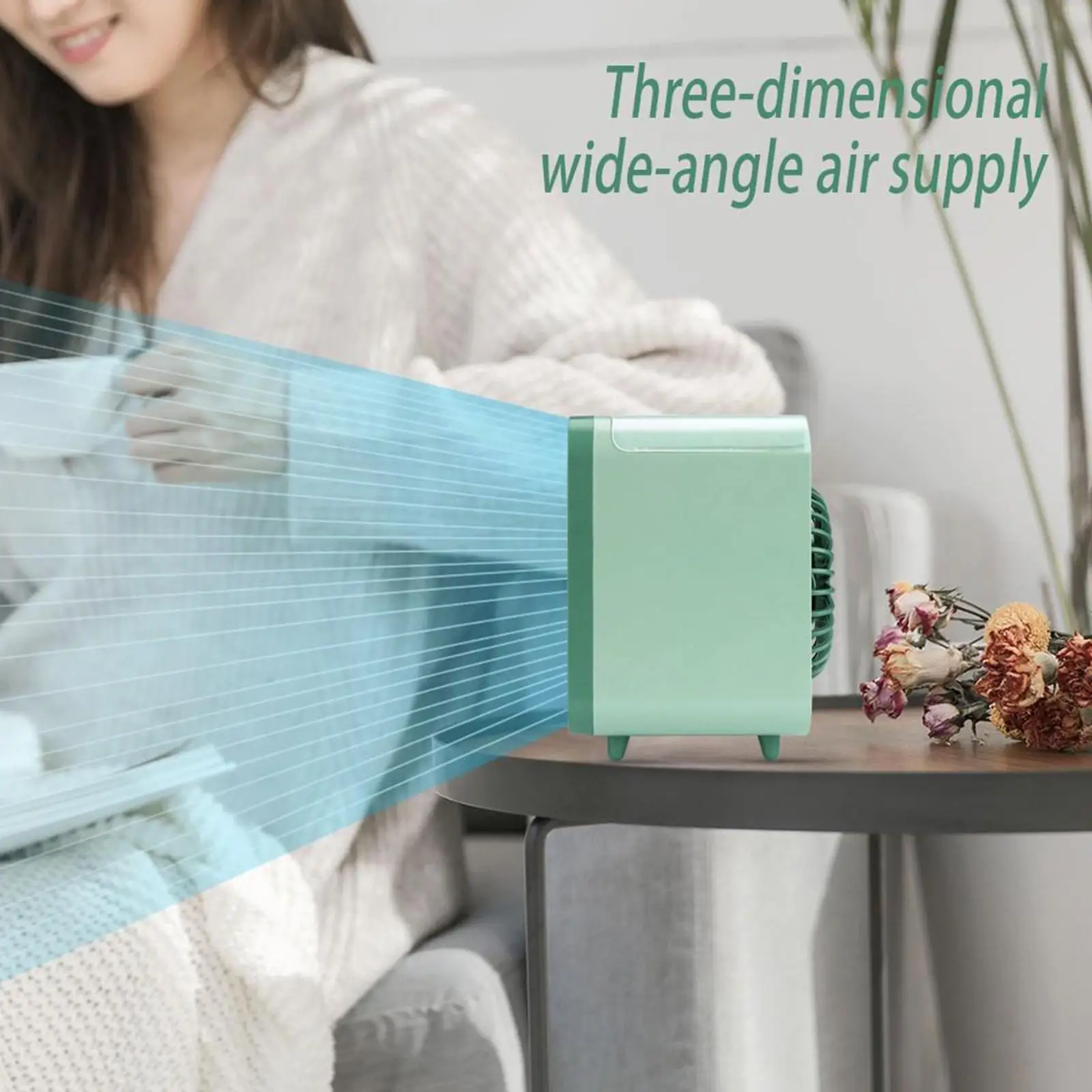 

Portable Mini Water Cooling Fan Air Conditioner USB Humidification Fan Spray Charging Cooler Desktop Office Conditioning Ai P4J1