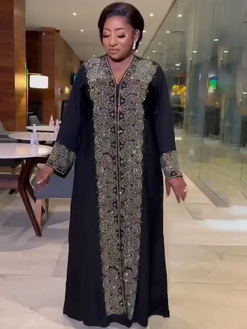 Abayas For Women Dubai Luxury 2023 Chiffon Boubou Muslim Fashion Dress Caftan Marocain Wedding Party Occasions Djellaba Femme