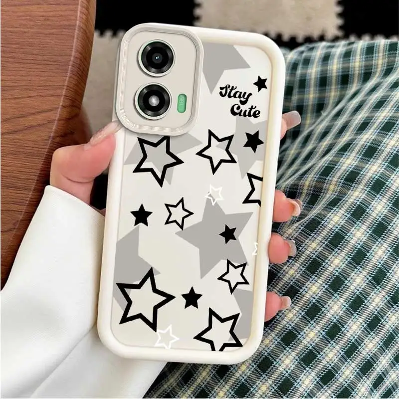 Чехол для телефона Motorola Moto G04S с изображением пентаграммы неба глаз лестницы