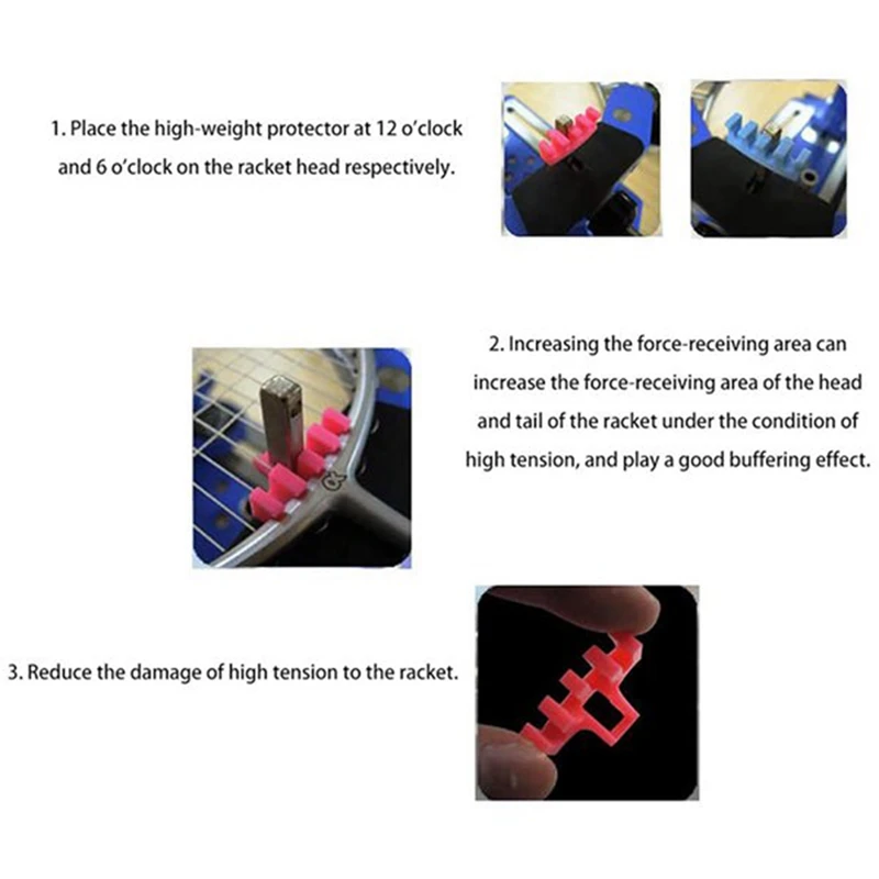 1Pcs Badminton Stringing Machine Tool Racket Load Spreader Adapter Universal Protector Attachment |