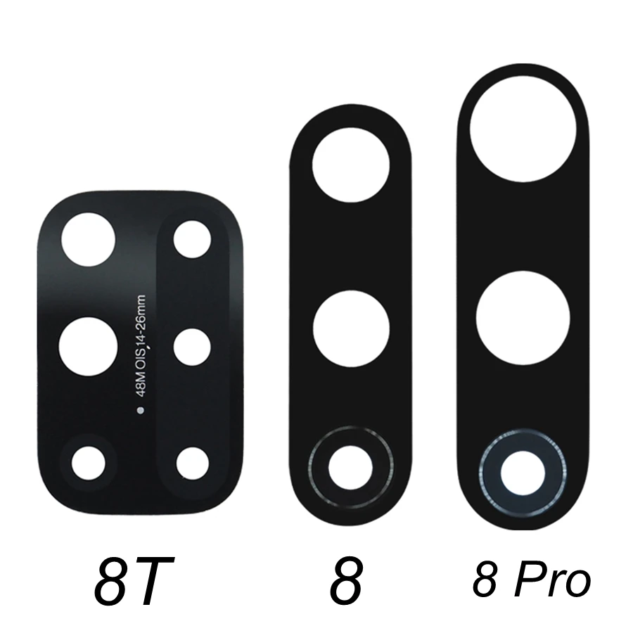 Стеклянный объектив задней камеры для OnePlus 3 5 5T 6 6T 7 7T 8 8T 9 Pro Nord N100 сменная