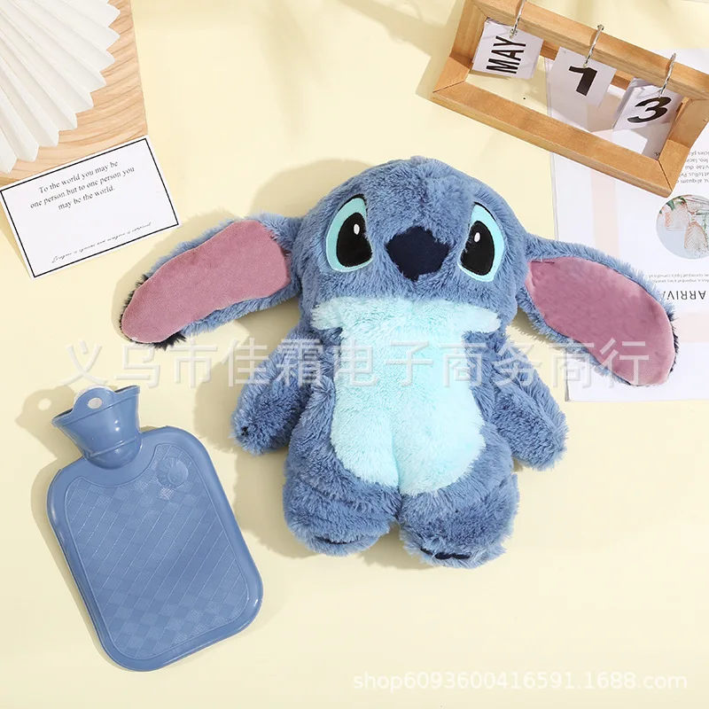 

Disney's New Cartoon Plush Hot Water Bag Stitch Hand Warmer Treasure Water Injection Bag Winter Girlfriend Wife Birthday Gift