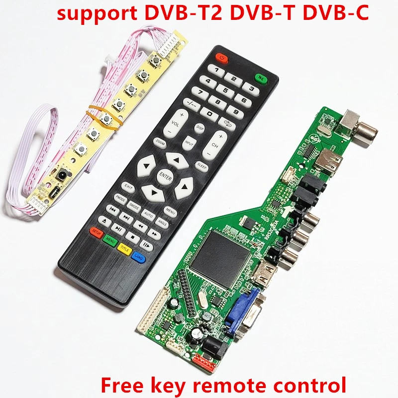 Новая плата ЖК-интерфейса RR52C.03A поддерживает DVB-T ТВ привод может заменить