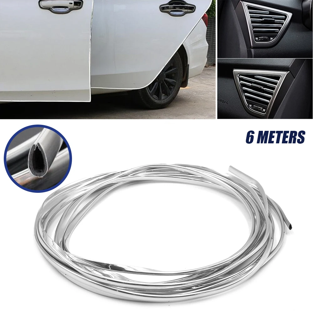 6 м автомобильные противоударные ПВХ гальванические полосы уплотнение двери