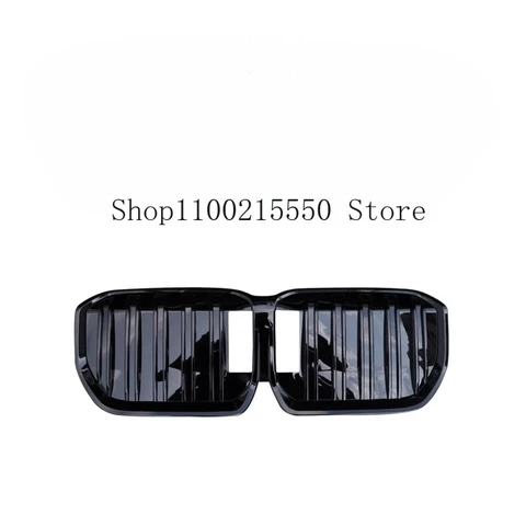 Решетка переднего бампера автомобиля для BMW iX1 U12 2023-2024, маска, сетка, решетка радиатора, комплект кузова без съемной наклеивания, автомобильные аксессуары