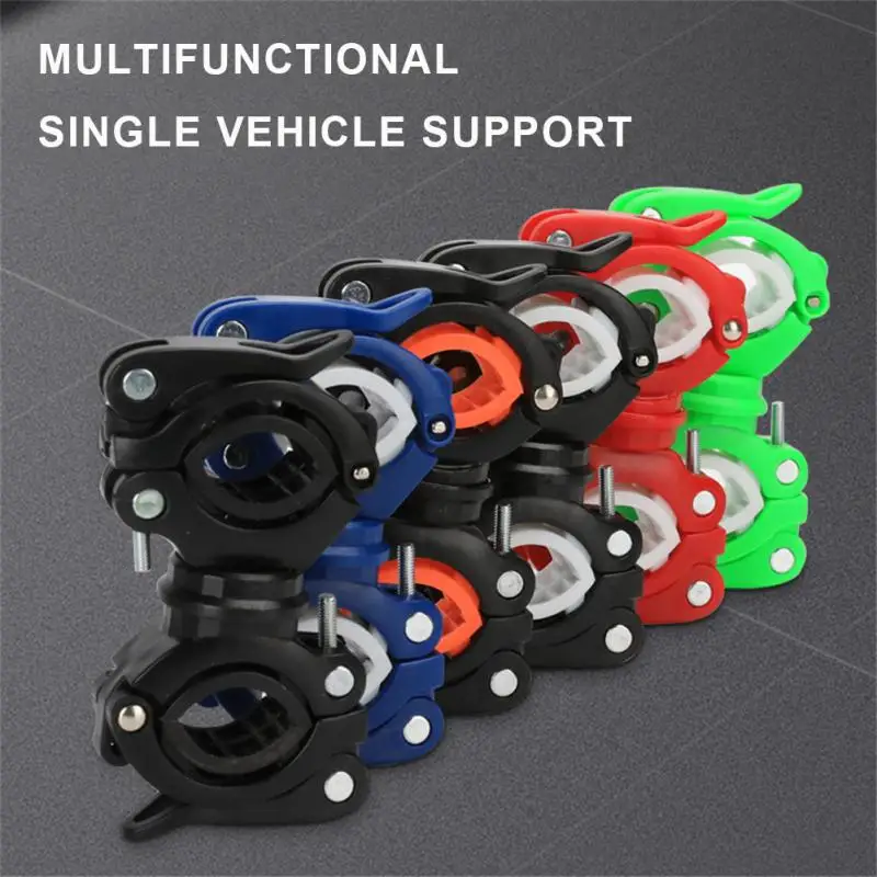 

360 Degree Cycling Light Clip Rotation Bike Flashlight Torch Mount LED Head Front Light Holder Clip Bicycle Accessories