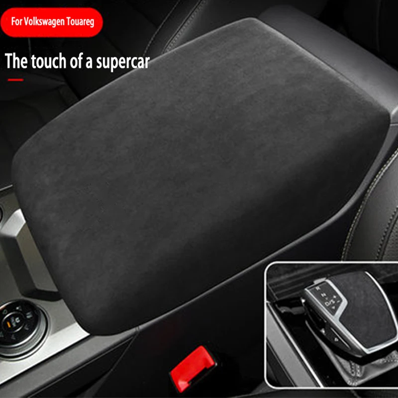 

Для 19202122 Volkswagen Touareg PHEV декоративная модификация интерьера центральное управление крышка коробки передач подлокотника Защитная Наклейка