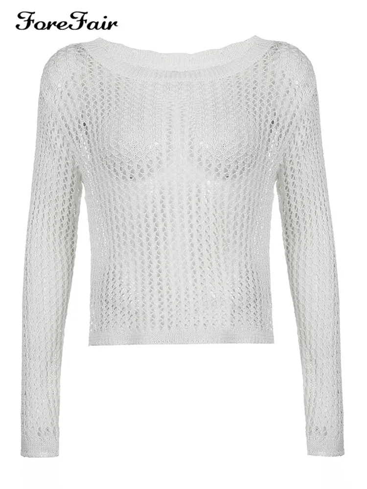 Женская Винтажная футболка без рукавов Forefair белая трикотажная с круглым вырезом