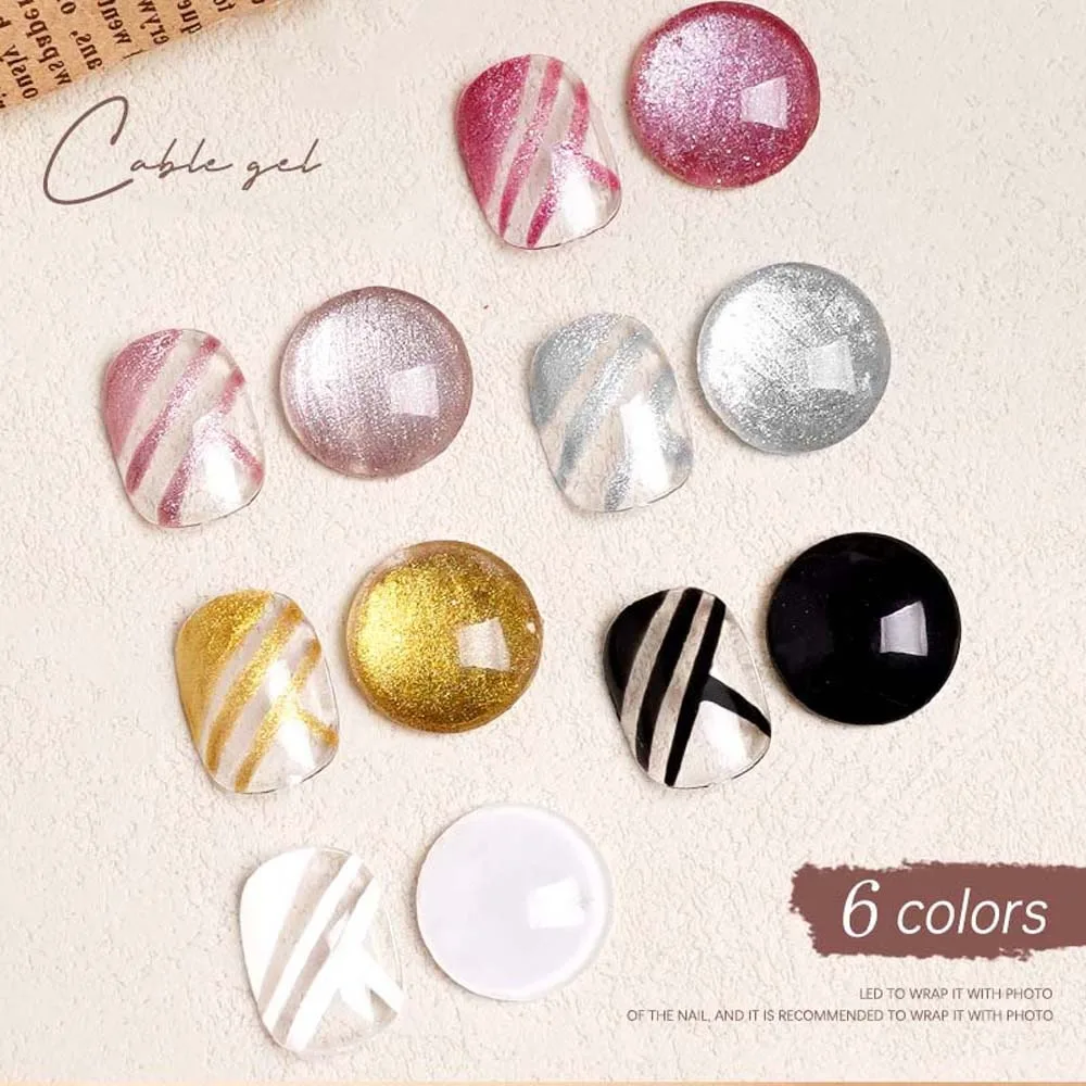 

Wire Draw Nail Gel Nail Art For Manicure Semi Permanent UV Gel Nail Polish 3D Painting Nails Gel Wire Draw Nail Gel Polish