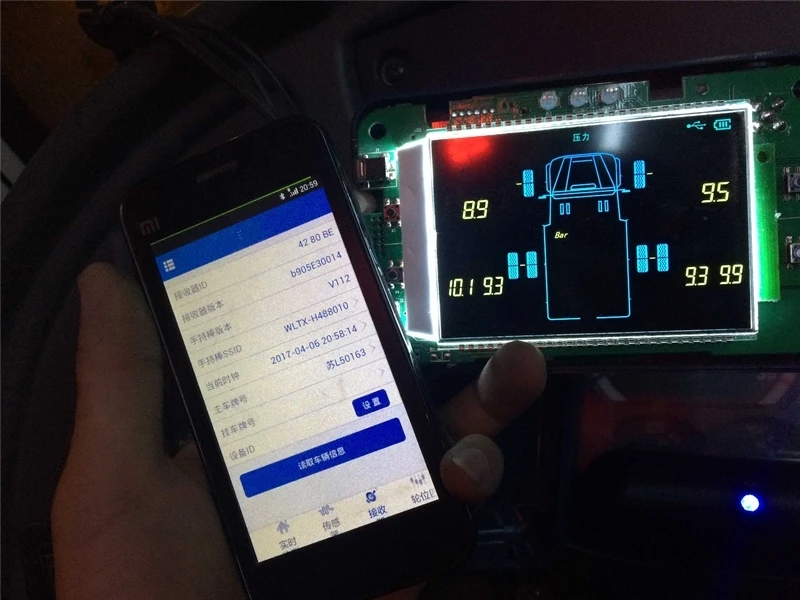 

Mileage TPMS Sensor RFID Tire Brand Record Tpms Scanner with Android Iso App for Tire Pressure Control for Cars Trunk Bus