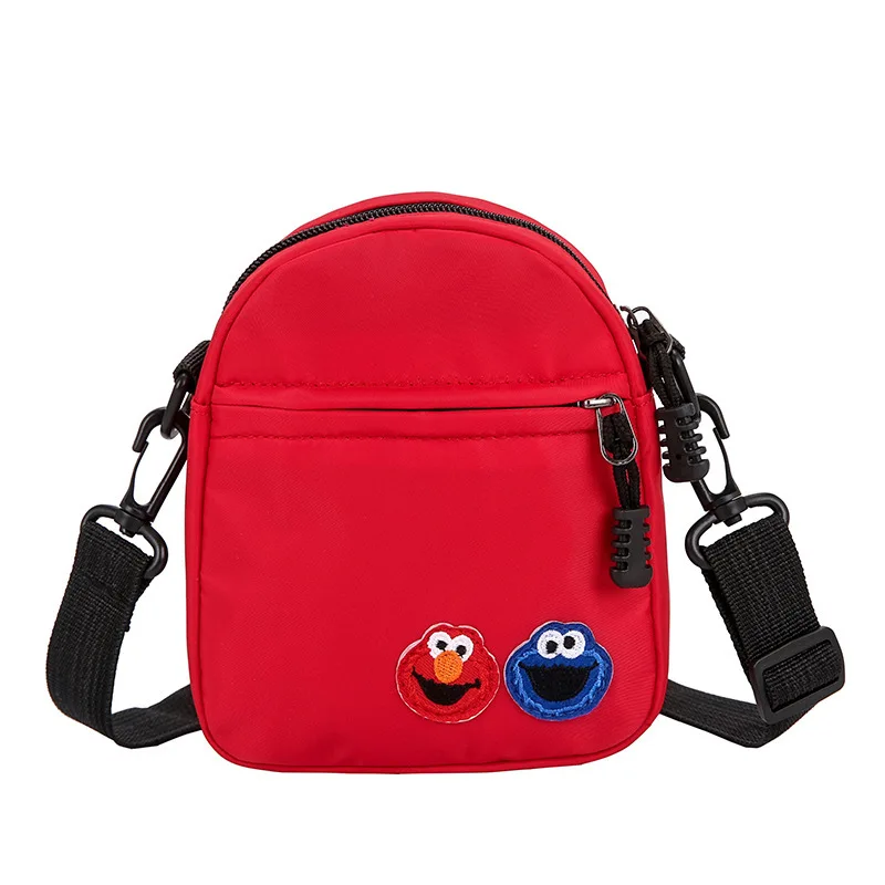 

Fashion Sesame Street Cartoon Shoulder Bag Student Jumping Di Small Bag 2020 New Girl Canvas Crossbody Bag