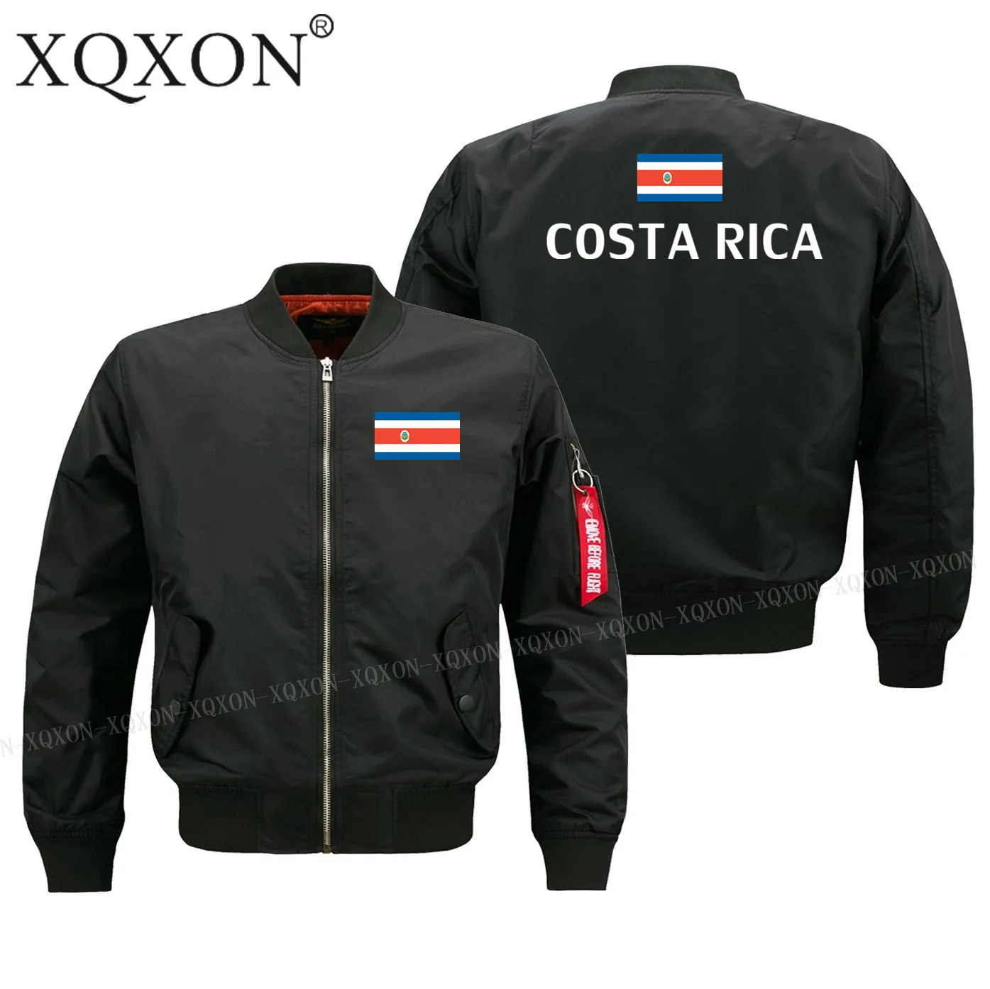 

New-Costa Rica 2022New Funny Military Pilot Man Coats Jackets Hot Sale Costa Rica Flag Men Jackets Top J169
