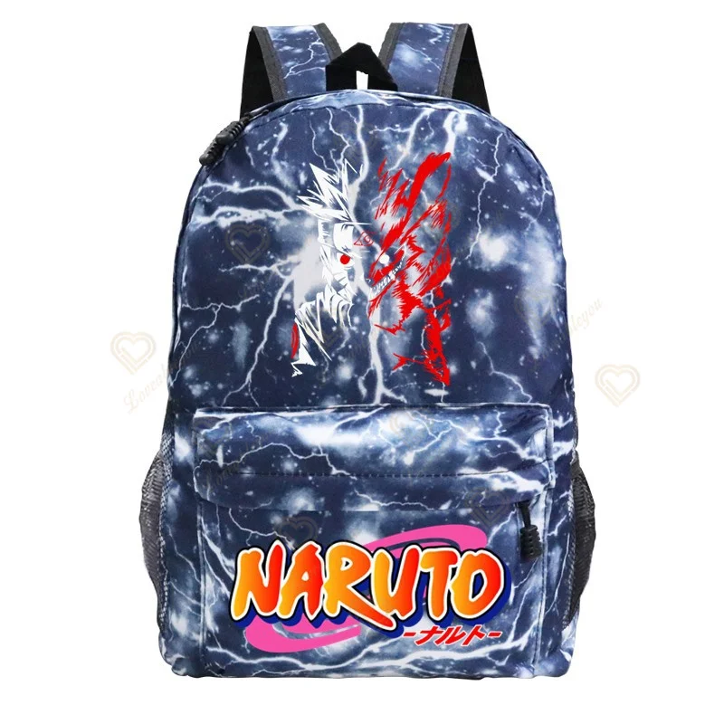 

Рюкзак Hatake для подростков, школьный ранец с принтом Наруто Какаси удзумаки и Наруто, вместительные дорожные сумки для ноутбука 20-35 л