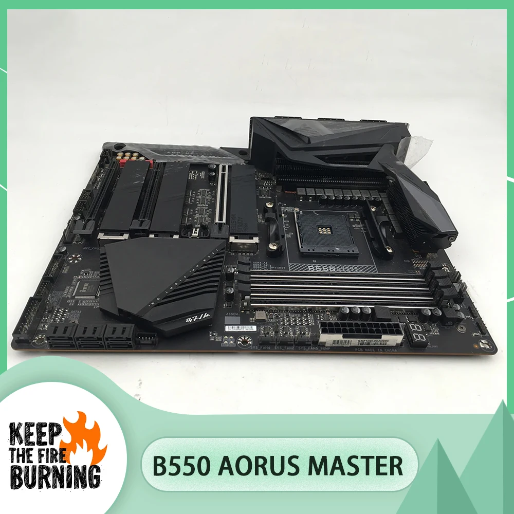 Для разъема AM4 DDR4 128 ГБ PCI-E 4.0 ATX настольная материнская плата B550 AORUS MASTER
