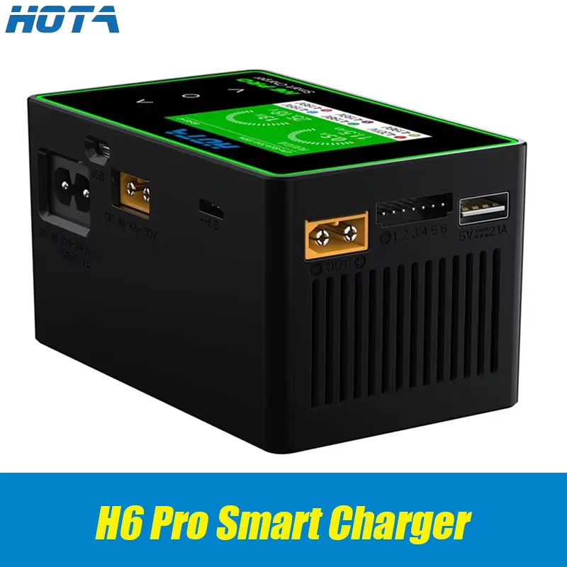HOTA H6 Pro Duo AC 200 Вт постоянного тока 700 26 А Мини-зарядное устройство 1-6S Lipo NiMh Li-ion Ni-Cd