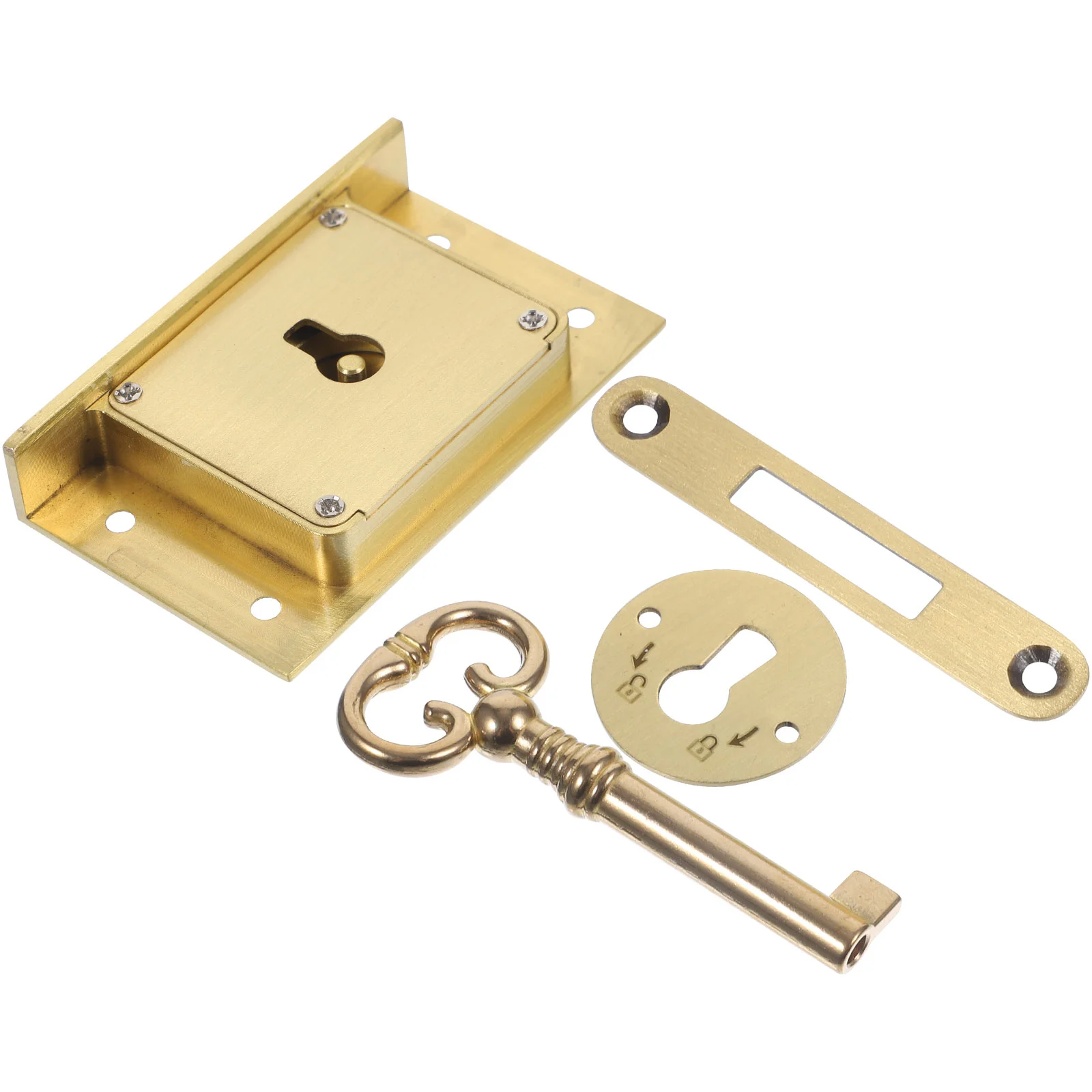 

Home Secure Home Cabinet Lock Key Lock Heavy Duty Door Cabinet Box Locks File Safety Brass Cupboard Showcase Doors