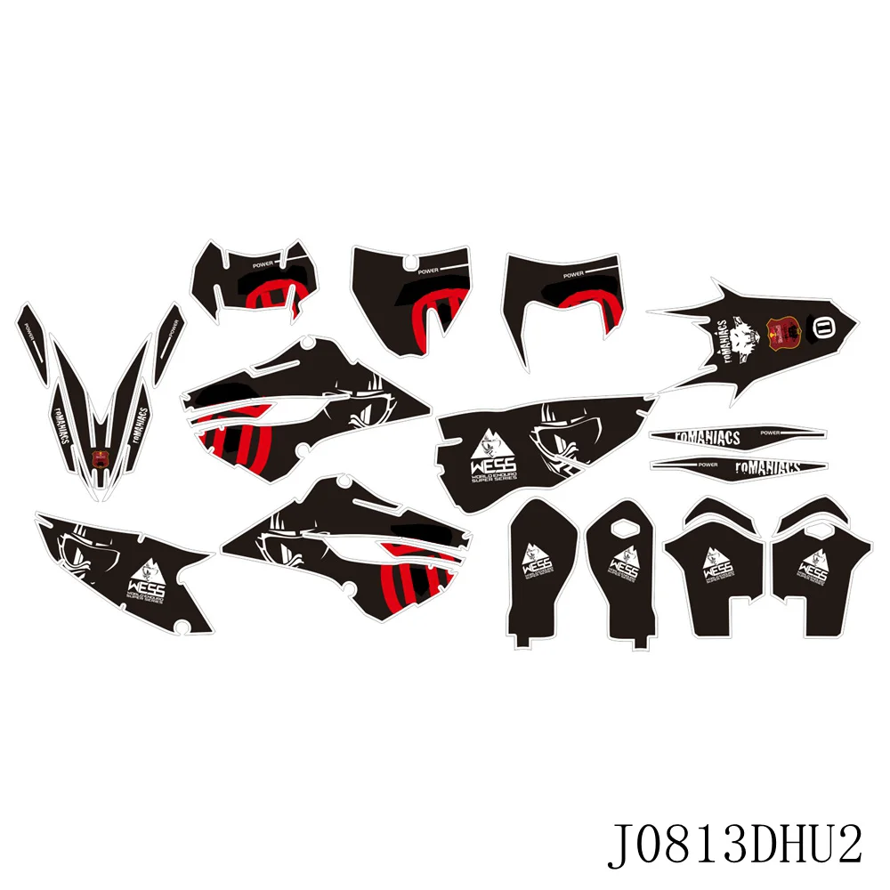 

For Husqvarna TC FC FS 125 250 350 450 2014 2015 TE FE 2014 2015 2016 Graphics Decals Stickers Motorcycle Background Custom