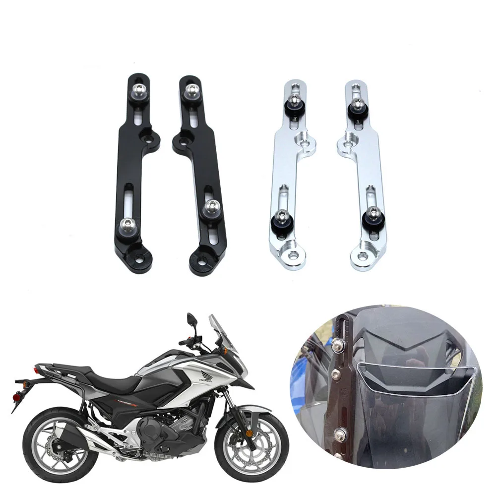 

For HONDA NC750X NC 750X NC750 X 2016 2017 2018 2019 2020 Motorcycle Windscreen Adjusters Airflow Adjustable Windscreen Wind