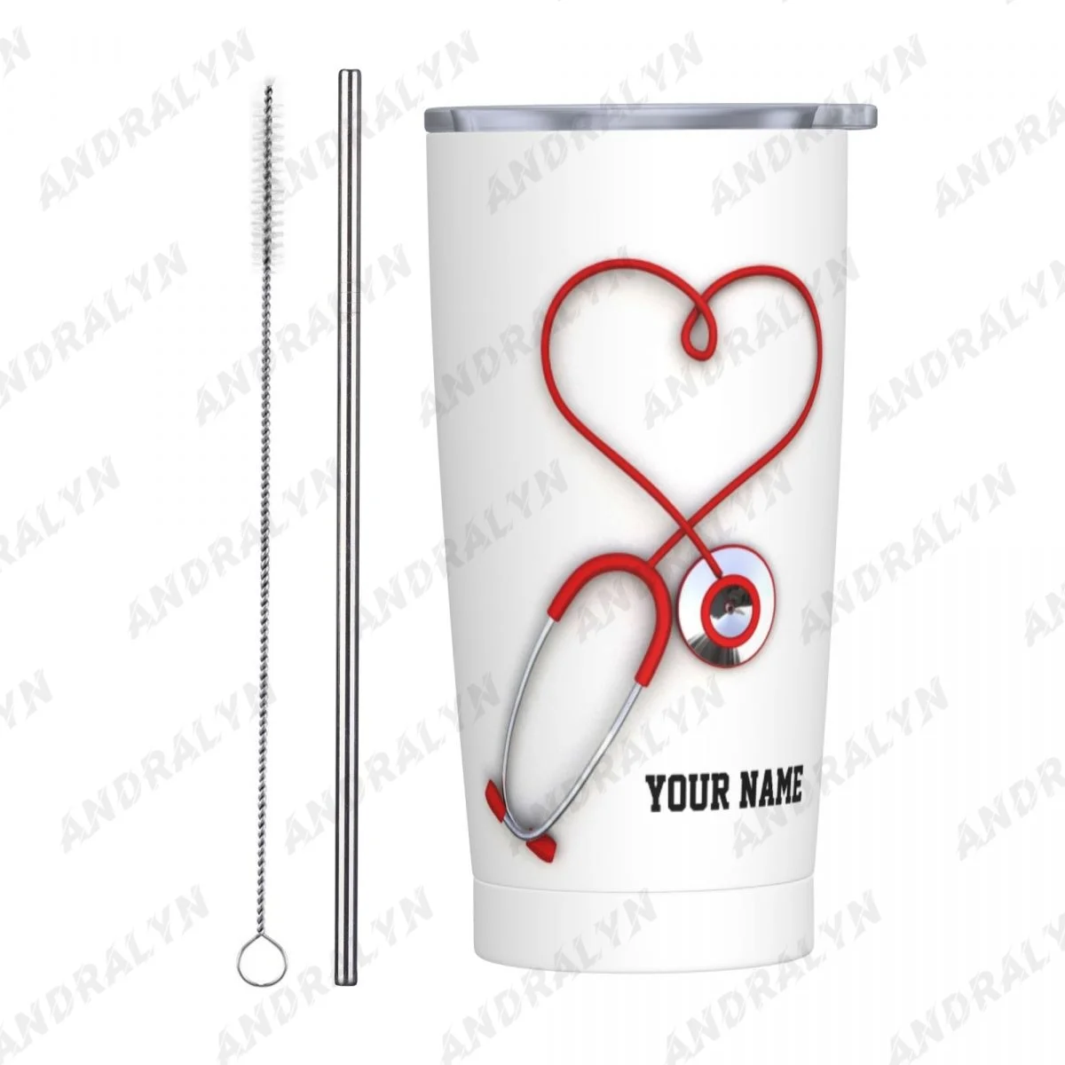 

Hospital Customization Stethoscope 2023 Doctors Gift Funny And Unique Stainless Steel Coffee Cup Juice Drinking Tableware