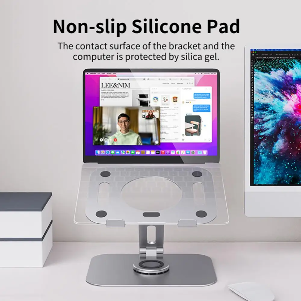 

Foldable Portable Laptop Stand Aluminium Alloy Notebook Stand Support Macbook Ipad Stand Adjustable Bracket Computer Accessories