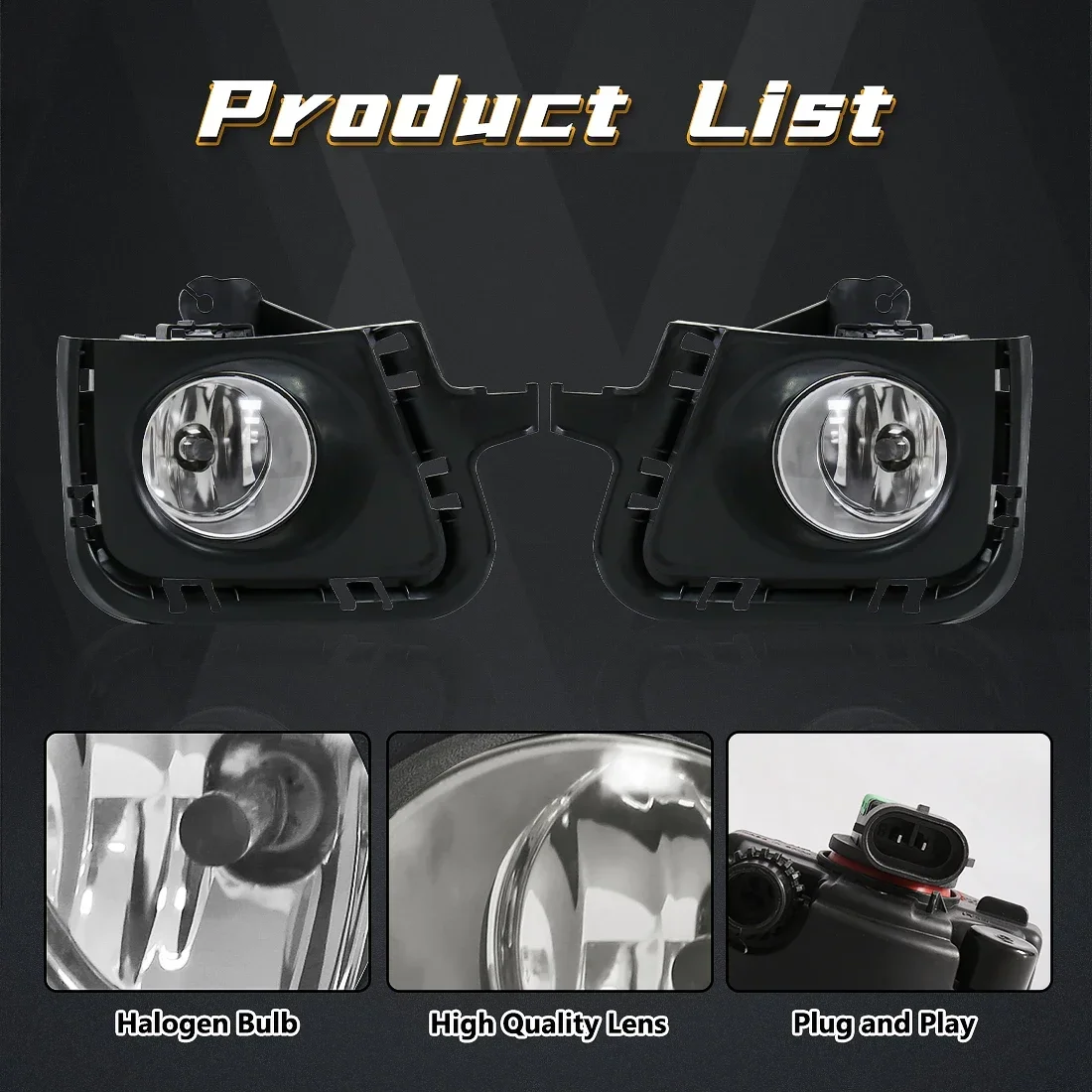 Автомобильная галогенная лампа для Toyota Prius C Aqua 2012 2013 2014 противотуманная фара